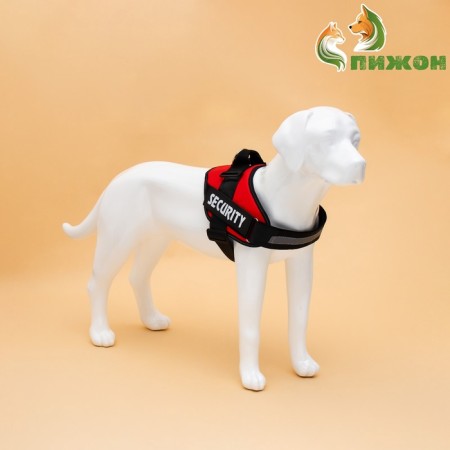 C9 sloping is soft reflective, size xl, og 80-95 cm, weight 30-45 kg, red