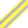 Collar with backlight double strip size l, Osh 45-52 x 2.5 cm 3 flame mode yellow