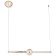 Lamp Bayerlux 49417/1 LED 16W 4000k gold 42x7x7-107 cm
