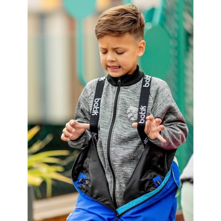Overalls with undercut children, height 122 cm, azure color-6