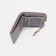 Women's wallet on the button, gray color