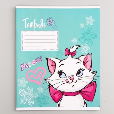 Notebook in a cage 12 sheets, 5 types of mix, cover coated cardboard, cats aristocrats-4