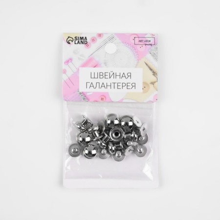 Holster screw d = 8/8 × 10 mm, 10 pcs, silver color-2