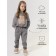 Children's suit Amarobaby Teddy, height 122 cm, gray color