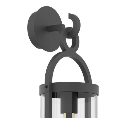 Street lamp Mantra Maya, E27, 1x20W, 175x170x585 mm, dark gray color-1