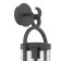 Street lamp Mantra Maya, E27, 1x20W, 175x170x585 mm, dark gray color