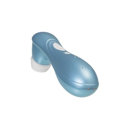 Vacuum-wave contactless stimulator of the Satiffyer Pro 2, 15 cm, silicone, silver color, blue-15