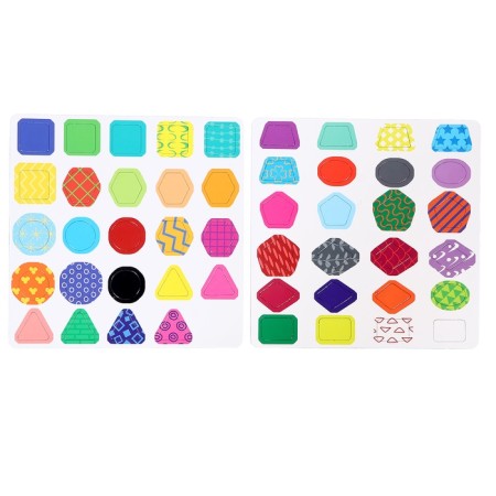 Magnetic mosaic "Studying colors and forms", 3+-1