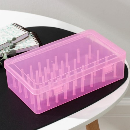 Organizer for storing threads, 42 departments, 23.5 × 13.5 × 6.5 cm, color mix-12