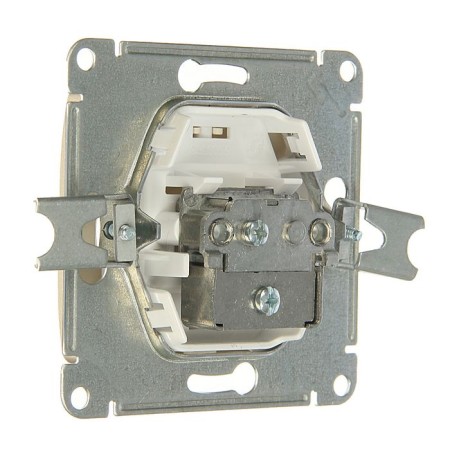 Television socket "Glossa" Sche GSL000491, hidden, tip, 1DB, color titanium-1