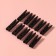 Brongs for sewing, 3 × 0.9 × 0.3 cm, 10 pcs, black color