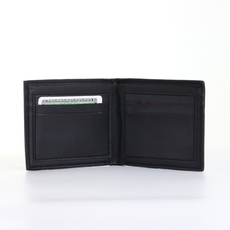 Male purse without fastening, black color-6