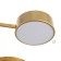Causteen with PDU 2301/6GD LED 120W 3000-6000K gold 75x75x8 cm Bayerlux