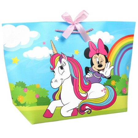 Gift package, 46x31x13 cm, packaging, Minnie Mouse and unicorn-3