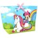 Gift package, 46x31x13 cm, packaging, Minnie Mouse and unicorn