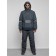 Ski costume male winter, size 50, dark gray color