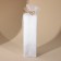 Interior candle white with concrete, 5 x 5 x17 cm