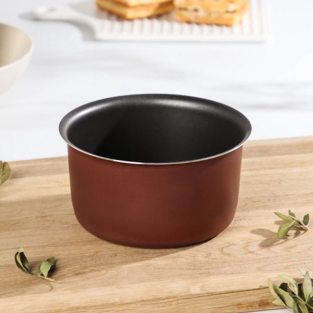 Form for the cake, 1.1 l, d = 14 cm, anti -stick coating, burgundy color-4