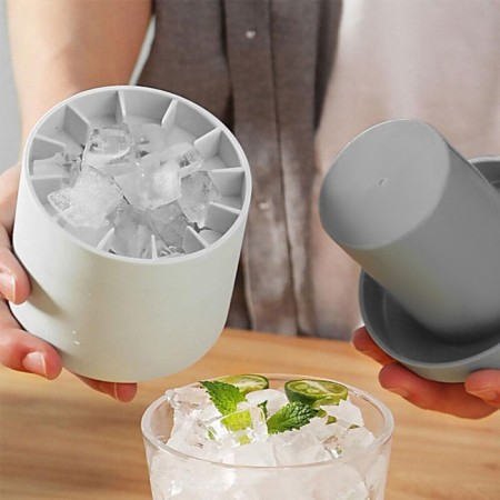 Form for ice shares, 9 × 8 cm, white/gray color-6