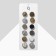 Set of badges (12 pcs.) "Buttons" Grange, form mix, color