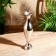 Vase aluminum "flower" 6.5x6.5x25 cm