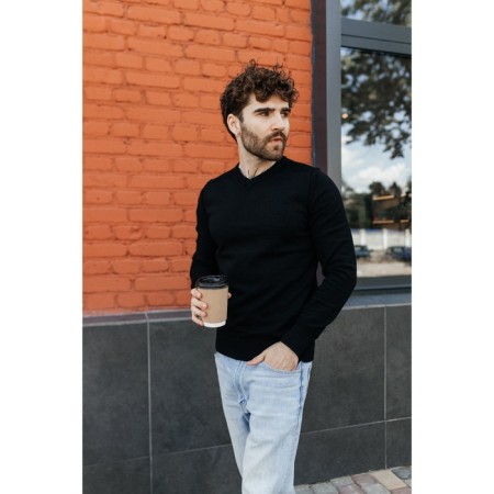 Jumper male ise, size 58, black color-1