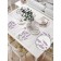 Set of napkins for setting the table "lavender at the fence", rectangular, size 32x46 cm, 4 pcs