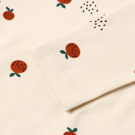 Body with DL. Sleeve Kroshka I oranges p. 62-68, milk-6