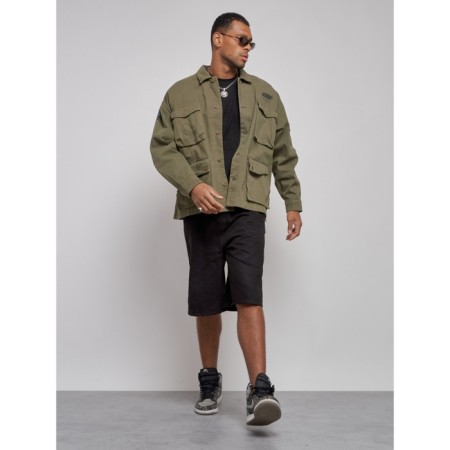 Jeaning jacket men's, size 50, khaki color-8