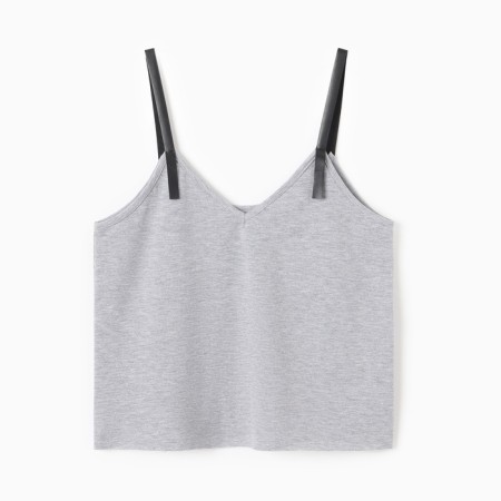 Top female on the straps Minaku: Casual Collection Color Gray, Rr. 42-7