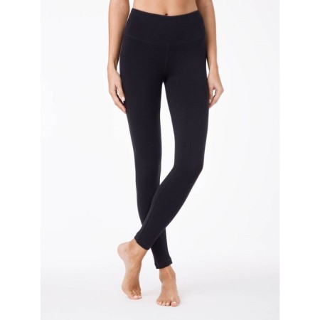 Female legins, size 42, height 170 cm, color Nero