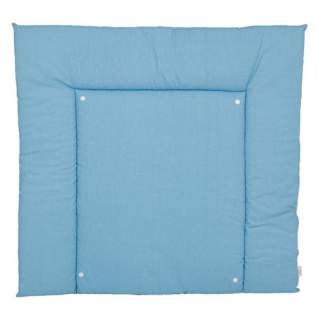 Two -sided giraffe mattress, with a removable liner, blue color-3