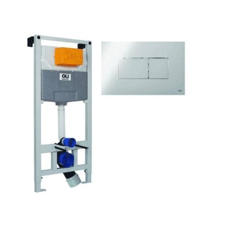 Installation OLI 879235PKA00, for suspended toilet, mount, Karisma flushing button