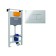 Installation OLI 879235PKA00, for suspended toilet, mount, Karisma flushing button