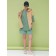 Female T -shirt, size s, green color