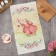 Towel "Ethel" Bunny with a flower 40x73cm, 100% HL, sarzha 190 g/m2