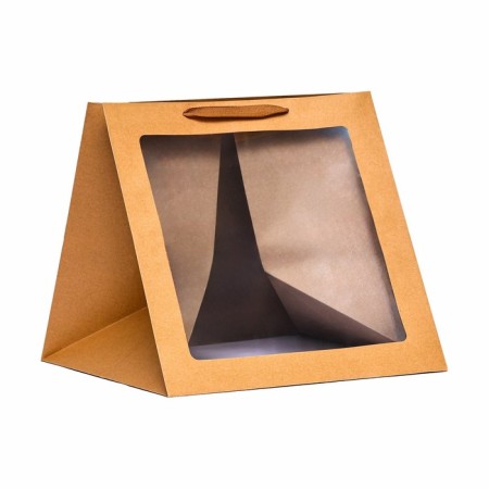 Crafts with a square bottom and a window 40 x 40 x 40 cm craft, 1pc.-1