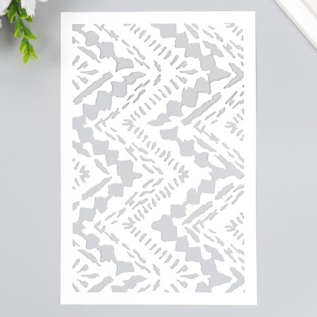 Plastic "pattern" 24x16 cm stencil