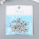 Decor Metal for creativity "Witch on a broomstick" Silver G195B588 2.5X1.4 cm
