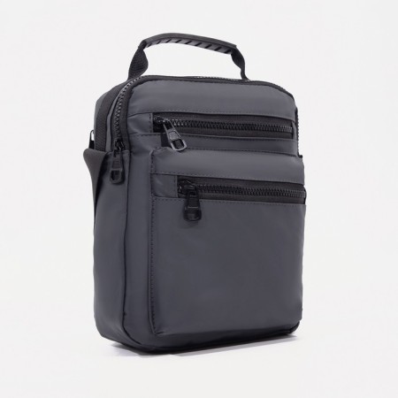 Male bag, gray color