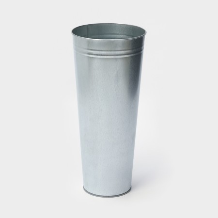 Vazon galvanized without handles, 11 l, h = 49 cm, GOST