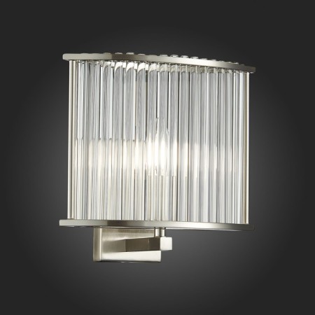 Sconces st. SL1627.101.01. Velletri. 1x40 W, E14, 21x25 cm, color chromium-2