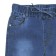 Denim breeches for boys, height 170 cm, blue color