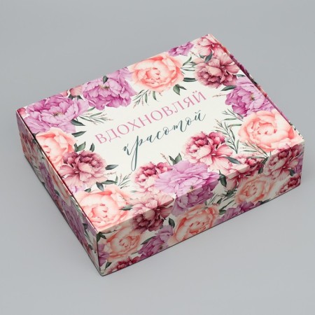 Gift folding box, packaging, “inspire”, 31 x 24.5 x 8 cm-1