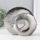 Souvenir Ceramics "Abstraction. Two rings" silver 23.5x7x21 cm
