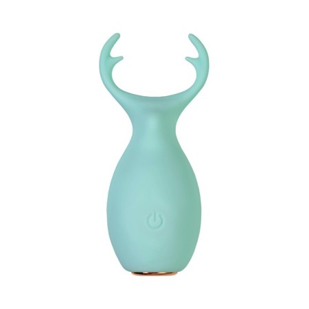 Vibrator "Pitches-Fruits", Mr. Moose, turquoise, silicone, 9.5cm-1