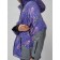 Ski suit, size 42, purple color