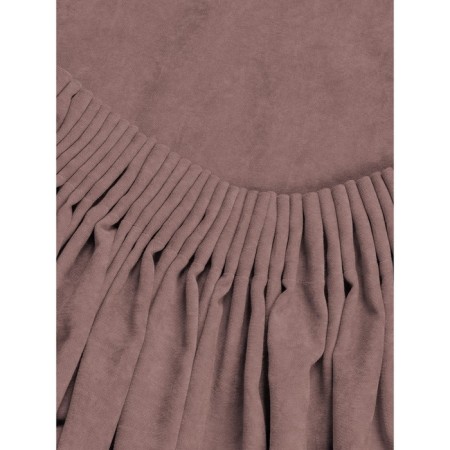 Set of curtains "Canvas", size 200x250 cm, 2 pcs, dusty rose color-2