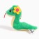 Soft toy "Snake", with a flower, on a suspension, 8 cm, color mix