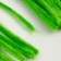 Wire with pile for crafts and decoration, set of 50 pcs., Green color